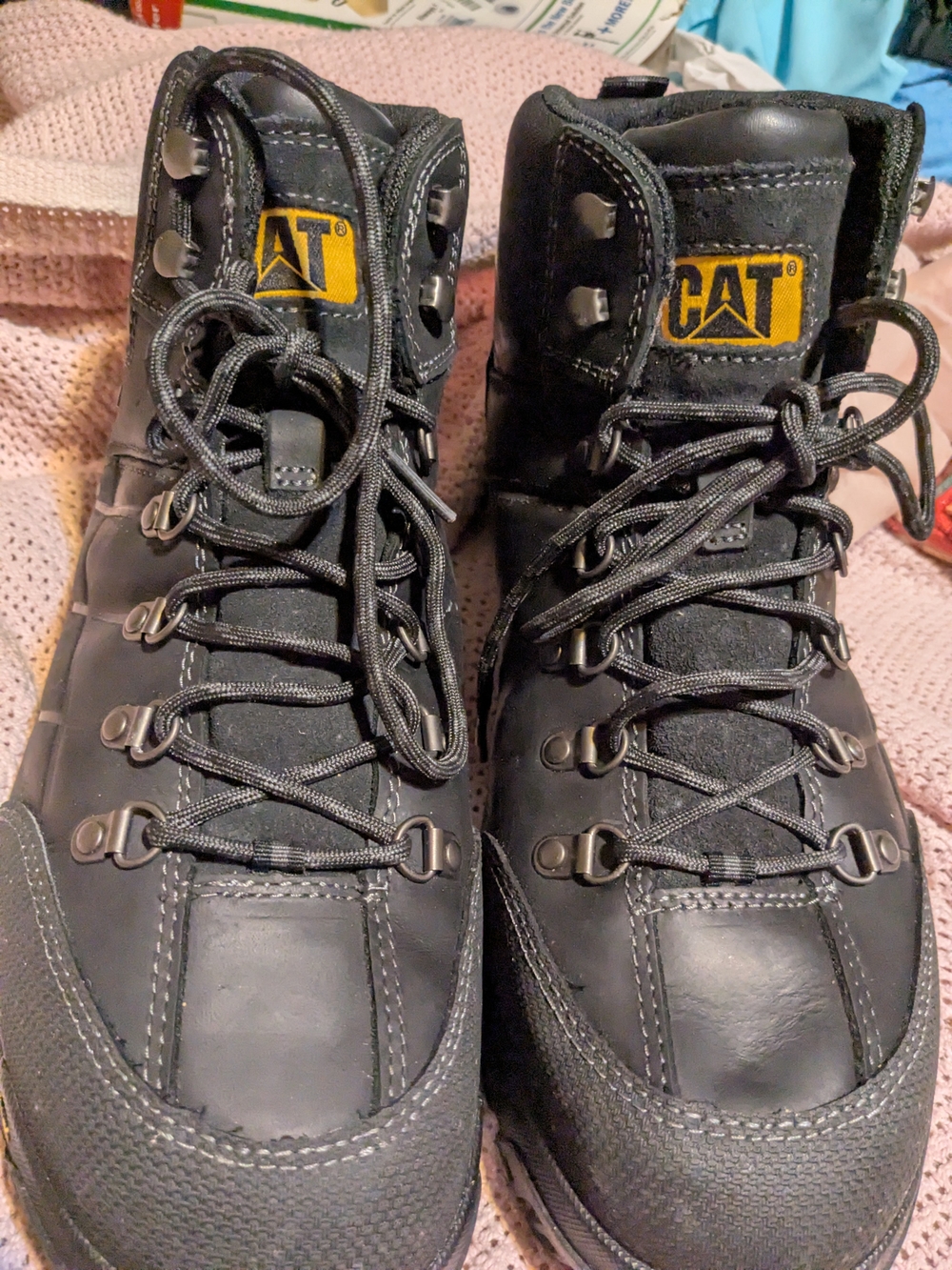 New Men's Threshold Waterproof Work Boot Caterpillar Size 13 Soft Toe